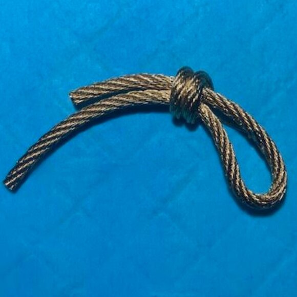 Christian Dior Rope Brooch - Picture 1 of 3